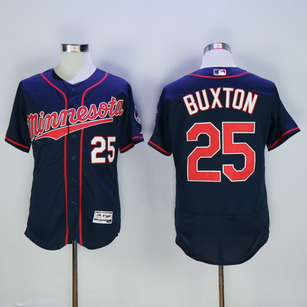 Men Minnesota Twins #25 Buxton Blue MLB Jerseys->minnesota twins->MLB Jersey